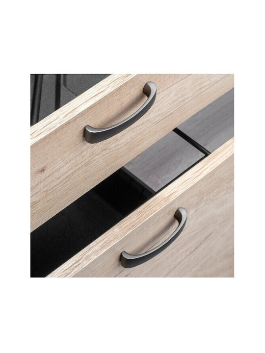Emuca Handle Furniture made of Metallic Titanium 9355952 1pcs