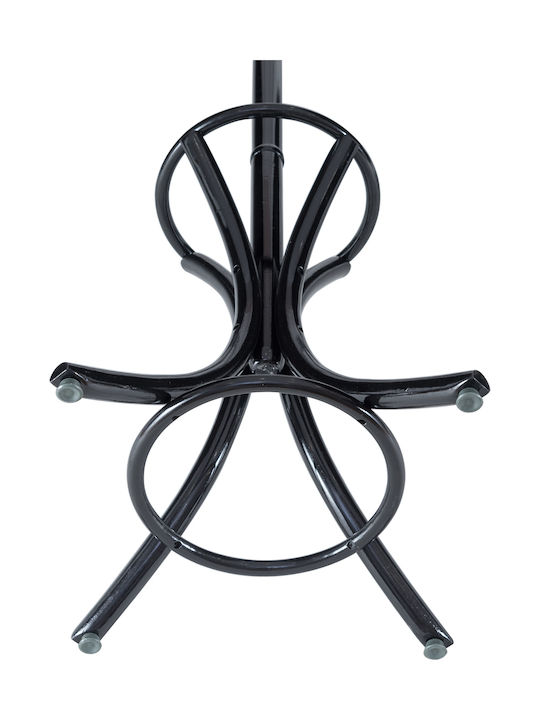Costway Wooden Coat Rack with Umbrella Holder Black