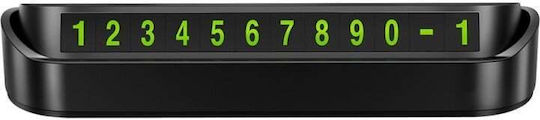 Foxmag24 Phone Number Holder Magnetic Numbers Black