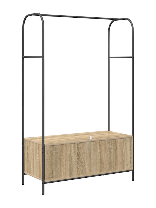 vidaXL Cuier de podea Bej 100x44x160cm