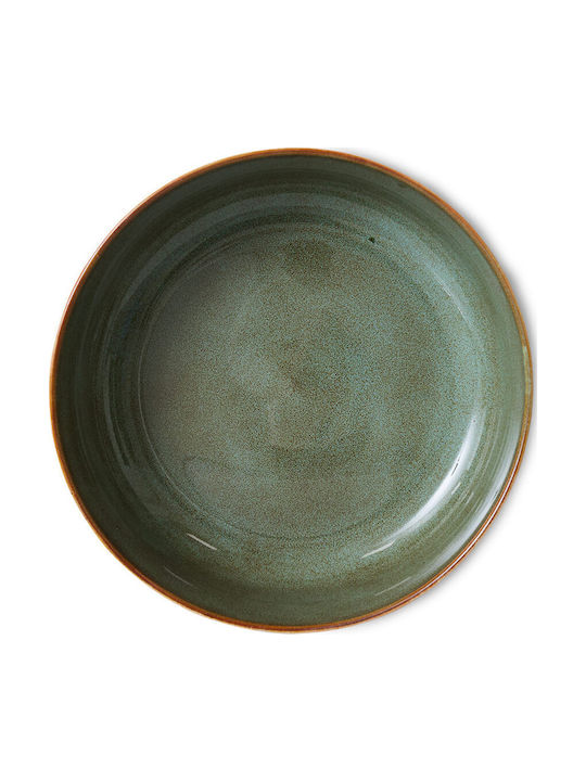 HK Living Salatschüssel Keramik Braun 25x25x9cm 1Stück
