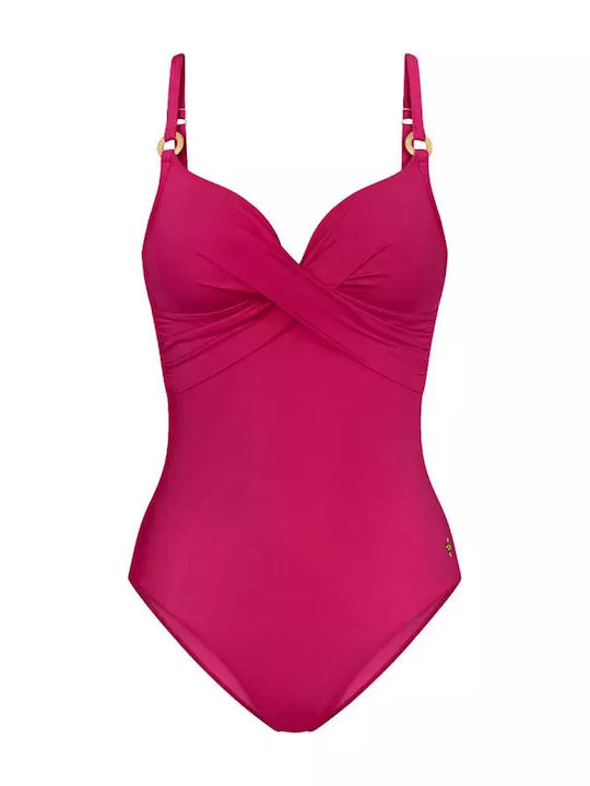 Summer Twist Owp One-Piece Swimsuit Fuchsia