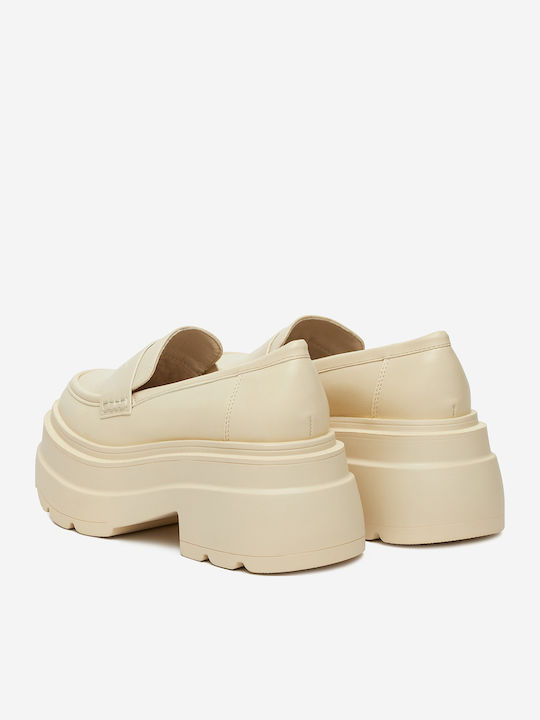 Damen Loafers in Beige Farbe