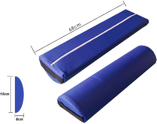 Sintang Physiotherapy Semi-cylindrical Pillow 66x7.5cm Blue