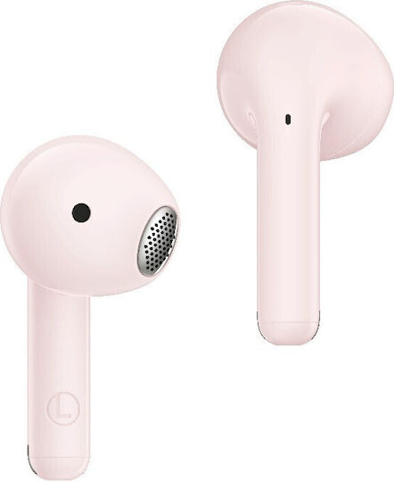 Edifier X2 Plus Earbud Bluetooth хендсфри Слушалки с Устойчивост на Пот и Кутийка за Зареждане Розов