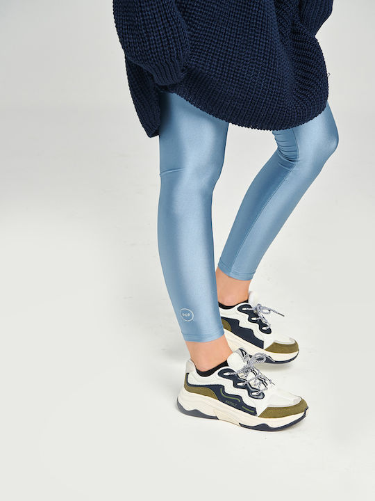 Jacqueline Shiny Women's Long Everyday Legging Shiny Riva