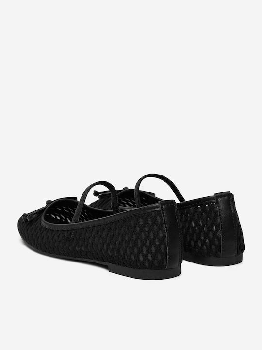 Damen Ballerinas in Schwarz Farbe