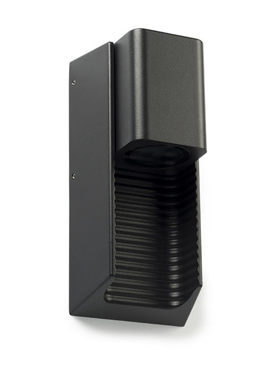 123led Wall-Mounted Outdoor Light GU10 IP44 23.2x11x9.3εκ.