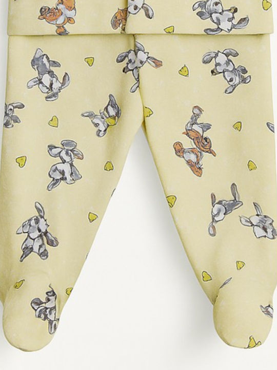 Beboulino Pijama pentru copii De iarnă Yellow