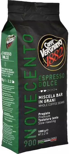 Caffe Vergnano 1882 Cafea Espresso Arabica Dolce 900 Boabe 1kg