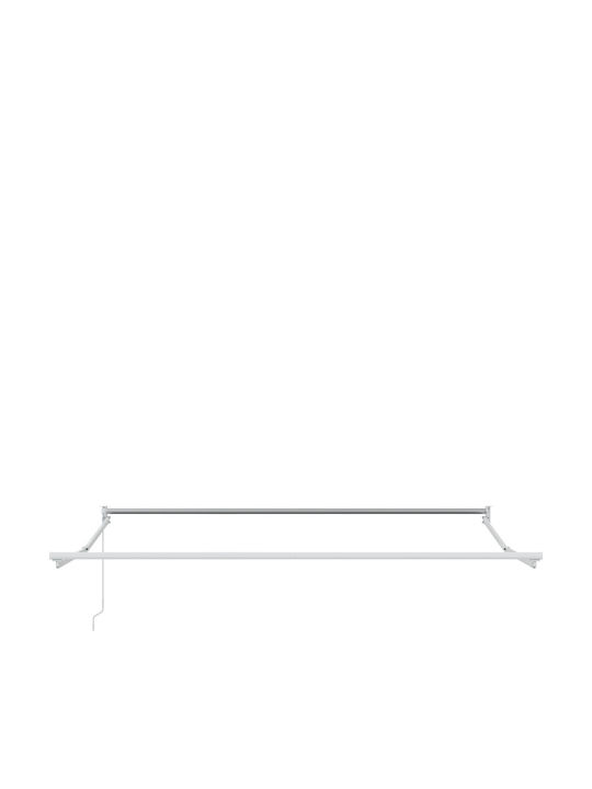 vidaXL Τέντα Βεράντας με Led Μαύρη 3x2.5m