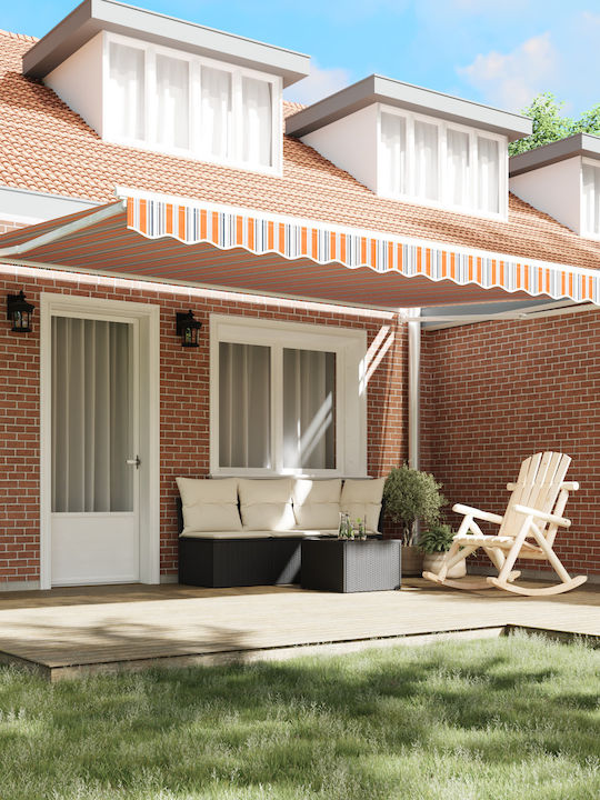 vidaXL Mehrfarbige Terrassen-Zelt 4.5x3m