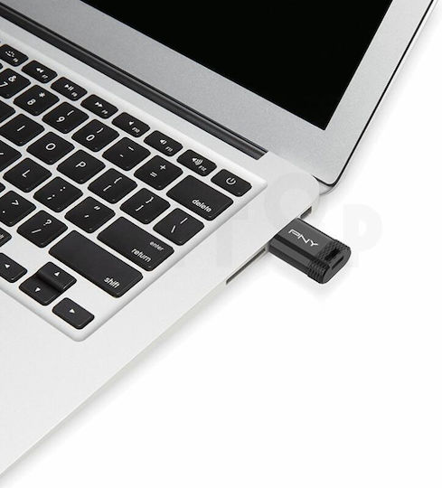 PNY 64GB USB 2.0 Stick with connection USB-C Black