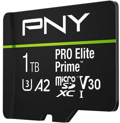 PNY microSDXC 1.0TB Klasse 10 U3 V30 A2 UHS-I mit Adapter