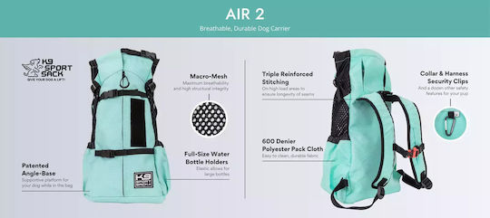 K9 Sport Sack Rucksack für Hunde Grün