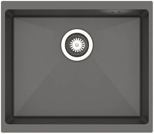 Pyramis Ithaka 1b 070244211 Unterbau Spüle aus Verbundgranulat B50xT40cm Iron Grey