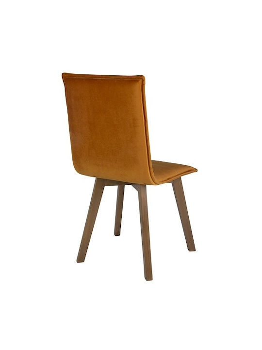 Ginger Dining Room Wooden Chair Orange