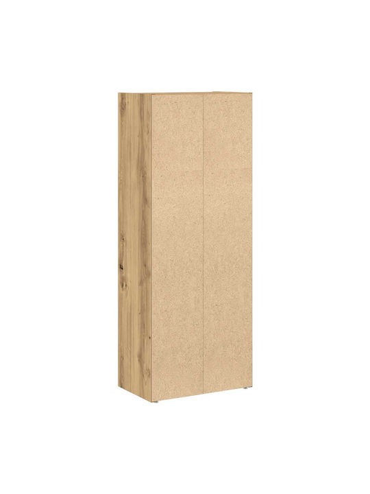 Living Room Display Cabinet Made of Particle Board Artisian Oak 40x24x102cm
