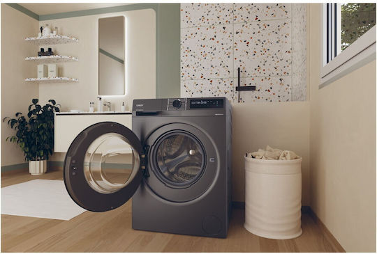 Candy Washing Machine 10kg 1400 Rounds Proactive Wash Gray BR 410B8G-S