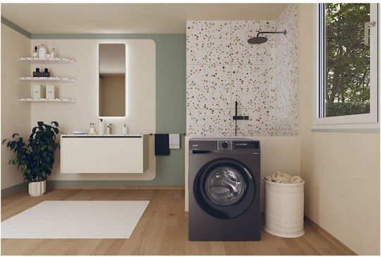 Candy Washing Machine 10kg 1400 Rounds Proactive Wash Gray BR 410B8G-S