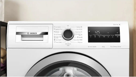 Bosch Πλυντήριο Ρούχων 8kg με Τεχνολογία Ατμού 1200 Στροφών Active Water Plus WAN24266BY