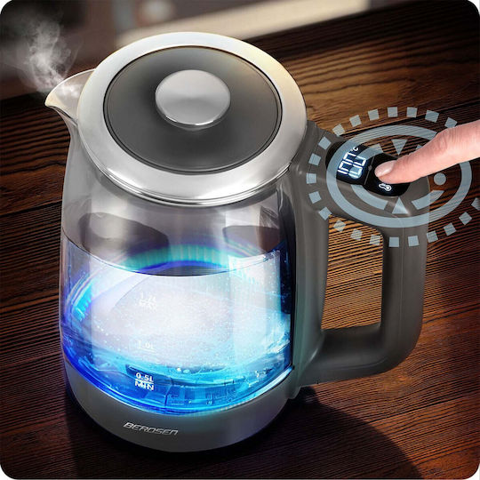 Berdsen BD-711 Електрическа Кана 1.7л 2200W Черен