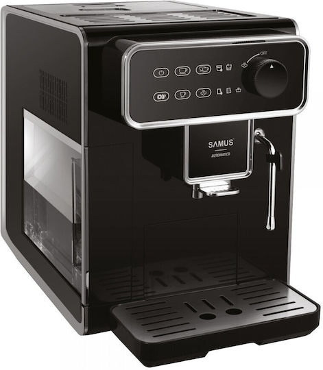 Samus Automatic Espresso Machine 1350W Pressure 15bar with Grinder Silver