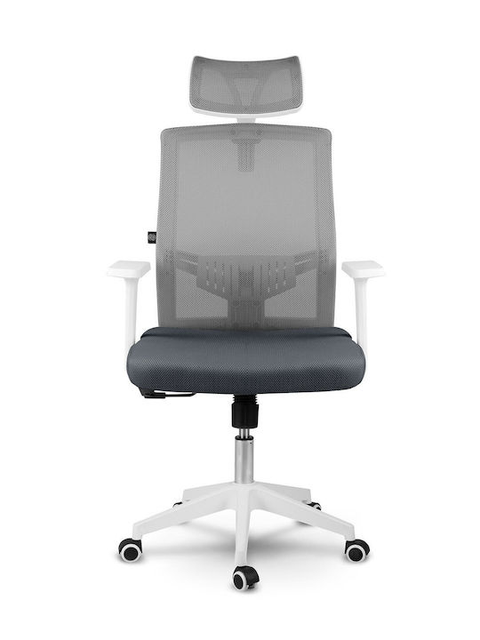 Rotar Reclining Office Chair with Adjustable Arms Gray Sofotel