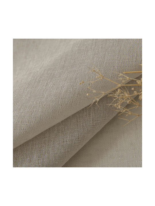Beauty Home Curtain With Beige Grommets 140x270cm