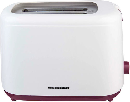 Heinner Тостер Двуместна 750W Бяла