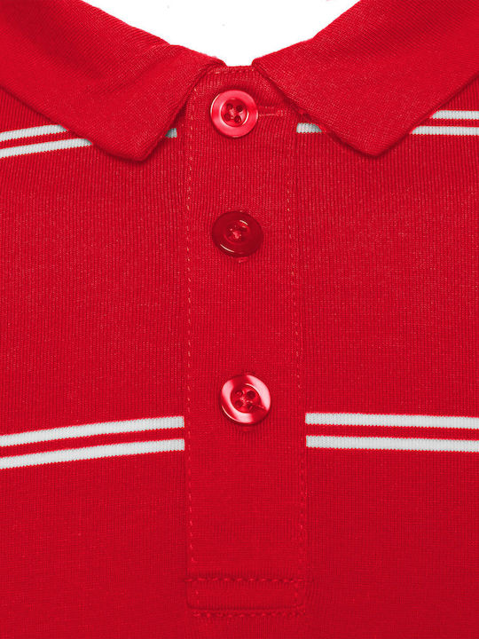 Flamenco Polo Μπλούζα Red/white