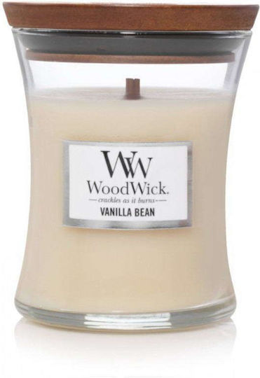 WoodWick Αρωματικό Κερί σε Βάζο με Άρωμα Vanilla Bean 275gr