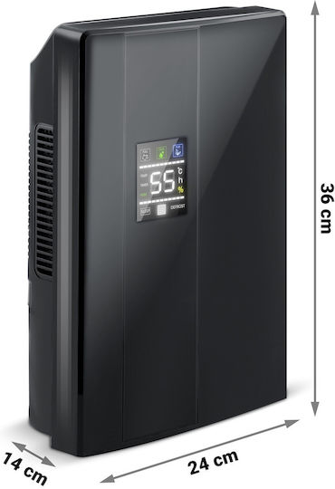 Berdsen BR-20D Αφυγραντήρας με Συμπιεστή 0.7lt Μαύρος