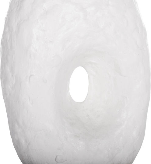HomeMarkt Vază Decorativă Din ceramică Namentis Alb 16x5x36cm 1buc