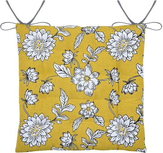 Milly Garden Chair Cushion Yellow 38x38cm