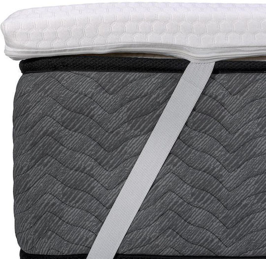 Fylliana Ανώστρωμα Memo Air Ημίδιπλο Memory Foam με Αποσπώμενο Κάλυμμα 120x200x5εκ.