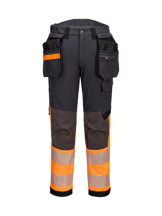 Portwest Παντελόνι Εργασίας Πορτοκαλί Portwest Παντελόνι Εργασίας Πορτοκαλί
