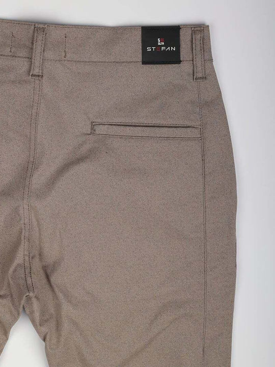 Herrenhosen Chino Elastisch Khaki