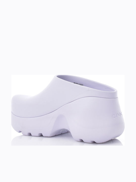 Crocs Hydra Femei Sabot Albe
