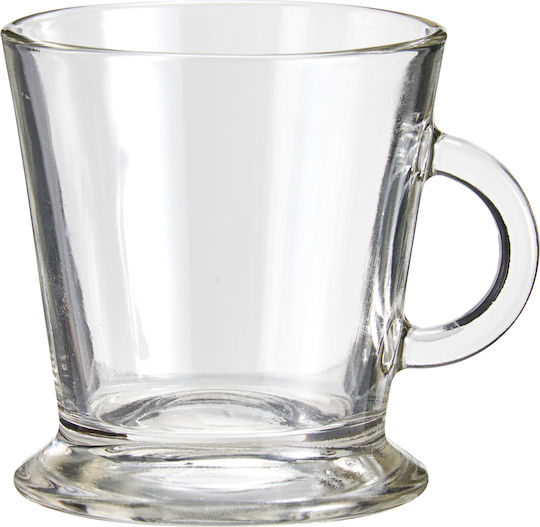 Excellent Houseware Becher Glas Transparent 170ml 6Stück