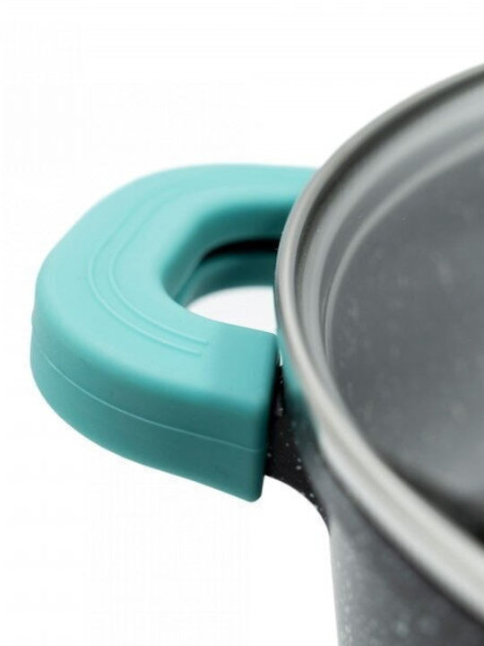 Samus Tigaie Toledo Line Din Aluminiu Cu Capac Cu Acoperire Antiaderentă 8cm