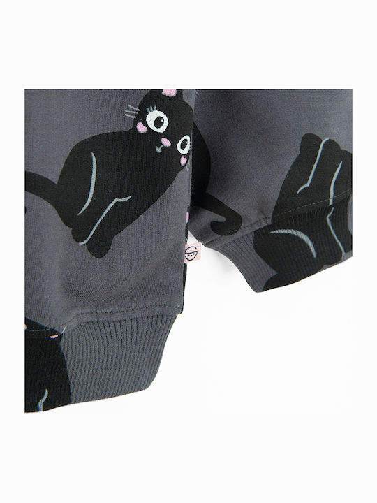Kids' Set with Leggings Winter 2pcs Black, Pink