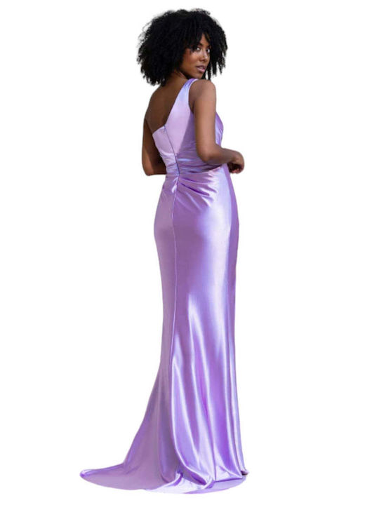 Summer Maxi Evening Purple Dress