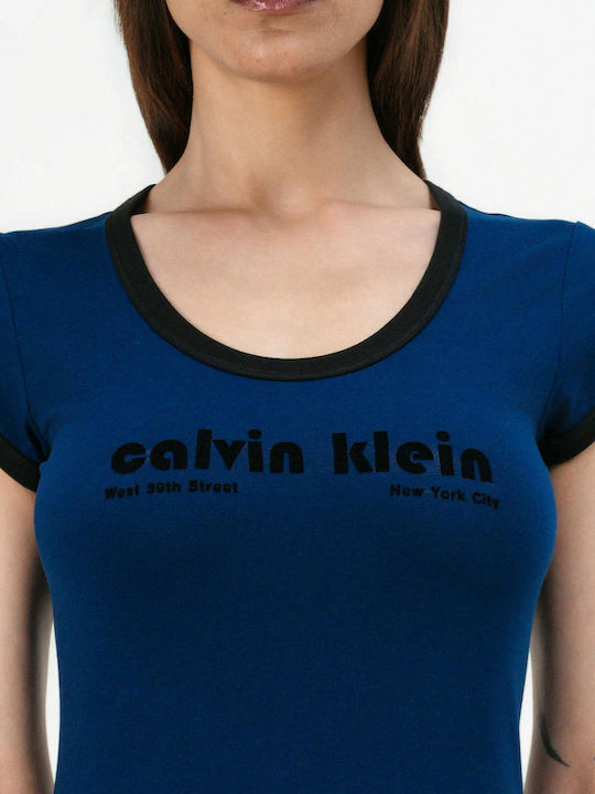 Mini T-shirt Φόρεμα Μπλε