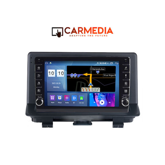 Carmedia Ηχοσύστημα Αυτοκινήτου για Audi Q3 2013-2018 (Bluetooth/USB/WiFi/GPS/Apple-Carplay/Android-Auto) με Οθόνη Αφής 9"