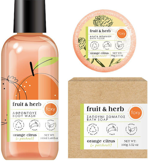 Foxy Skin Care Set for Body Cleaning 3pcs