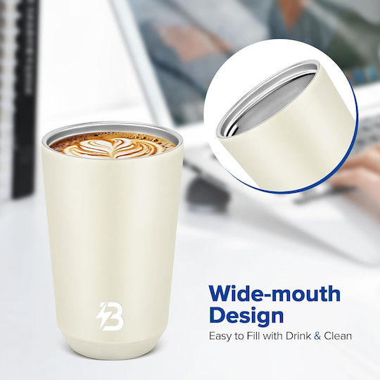 Uncle George Ποτήρι Θερμός Ανοξείδωτο / Αλουμίνιο BPA Free 355ml ΑΣΠΡΟ