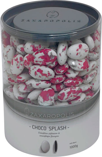 Zaxaropolis Бадеми Choco Splash във Форма Класически с Вкус Кокос Фуксия 1000гр