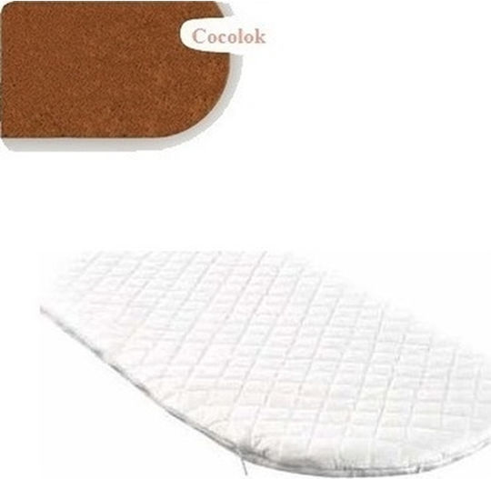 Greco Strom Mattress Moses Basket / Carry Cot with Coconut Fiber 40cmx78cm