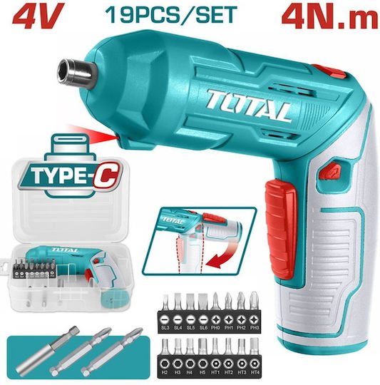 Total TSDLI0442 Κατσαβίδι Μπαταρίας 4V 1x1.5Ah